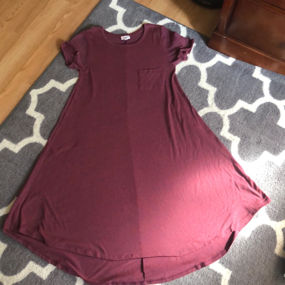 Lularoe dress. Beautiful maroon! ♥️